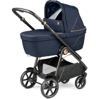 Коляска 2 в 1 Peg-Perego Veloce Belvedere, Blue Shine (Синий) - вид 1 миниатюра