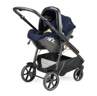 Коляска 3 в 1 Peg-Perego Veloce Belvedere Lounge, Blue Shine (Синий) - вид 8 миниатюра