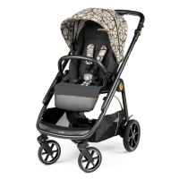 Коляска 2 в 1 Peg-Perego Veloce Belvedere, Graphic Gold (Черно-белый) - вид 28 миниатюра