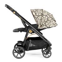 Коляска 2 в 1 Peg-Perego Veloce Belvedere, Graphic Gold (Черно-белый) - вид 30 миниатюра