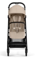 Коляска прогулочная Cybex Beezy (с дождевиком и бампером), Almond Beige (Бежевый) - вид 1 миниатюра