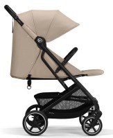 Коляска прогулочная Cybex Beezy (с дождевиком и бампером), Almond Beige (Бежевый) - вид 5 миниатюра