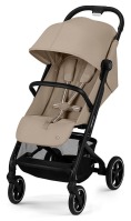 Коляска прогулочная Cybex Beezy (с дождевиком и бампером), Almond Beige (Бежевый) - вид 1 миниатюра