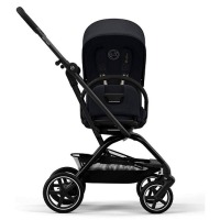 Коляска прогулочная Cybex Eezy S Twist+ 2 BLK (с дождевиком и бампером), Magic Black (Черный) - вид 5 миниатюра