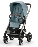 Коляска 2 в 1 Cybex Talos S Lux шасси TPE (с дождевиком), Sky Blue (Голубой) - вид 1 миниатюра