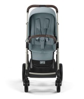 Коляска 2 в 1 Cybex Talos S Lux шасси TPE (с дождевиком), Sky Blue (Голубой) - вид 3 миниатюра