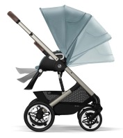 Коляска 2 в 1 Cybex Talos S Lux шасси TPE (с дождевиком), Sky Blue (Голубой) - вид 9 миниатюра