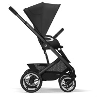 Коляска прогулочная Cybex Talos S Lux шасси BLK (с дождевиком), Moon Black (Черный) - вид 13 миниатюра