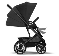 Коляска прогулочная Cybex Talos S Lux шасси BLK (с дождевиком), Moon Black (Черный) - вид 15 миниатюра