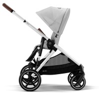 Коляска прогулочная Cybex Gazelle S шасси SLV, Lava Grey / Серый (с корзиной) - вид 9 миниатюра