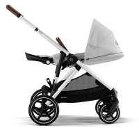 Коляска прогулочная Cybex Gazelle S шасси SLV, Lava Grey / Серый (с корзиной) - вид 11 миниатюра