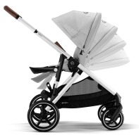 Коляска прогулочная Cybex Gazelle S шасси SLV, Lava Grey / Серый (с корзиной) - вид 13 миниатюра