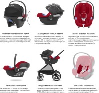 Автокресло Cybex Aton B2 i-Size (0-13 кг), Dynamic Red (Красный) - вид 23 миниатюра