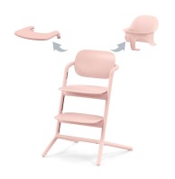 Стульчик для кормления Cybex Lemo 3 в 1, Pearl Pink (Розовый) - вид 1 миниатюра