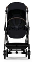 Коляска прогулочная Cybex Melio (с дождевиком), Magic Black (Черный) - вид 9 миниатюра