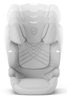 Автокресло Cybex Solution T i-Fix Plus (15-36 кг), Platinum White (Белый) - вид 7 миниатюра