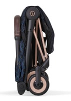 Коляска прогулочная Cybex Coya шасси Rose Gold, FE Jewels of Nature (Синий с принтом) - вид 13 миниатюра