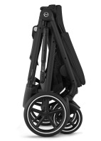 Коляска прогулочная Cybex Gazelle S шасси BLK, Moon Black / Черный (с корзиной и дождевиком) - вид 15 миниатюра