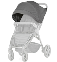 Капюшон сменный для коляски Britax Roemer B-Agile / B-Motion 4 Plus, Steel Grey (Серый) - вид 1 миниатюра