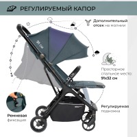 Прогулочная коляска Sweet Baby Aura, Green (Зеленый) - вид 7 миниатюра