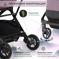 Прогулочная коляска Sweet Baby Aura, Rose (Розовый) - вид 13 миниатюра