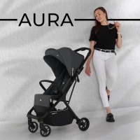 Прогулочная коляска Sweet Baby Aura, Grey (Серый) - вид 1 миниатюра