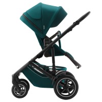 Коляска 3 в 1 Britax Roemer Smile 5Z, Atlantic Green (Темно-зеленый) + Автокресло Baby-Safe Core, Space Black (Черный) - вид 8 миниатюра