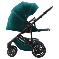 Коляска 3 в 1 Britax Roemer Smile 5Z, Atlantic Green (Темно-зеленый) + Автокресло Baby-Safe Core, Space Black (Черный) - вид 12 миниатюра