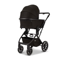 Коляска 2 в 1 Moon Piu 2024, Black / шасси Matt Black (633) - вид 4 миниатюра