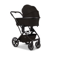 Коляска 2 в 1 Moon Piu 2024, Black / шасси Matt Black (633) - вид 6 миниатюра