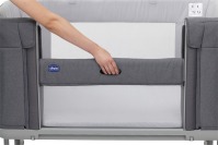 Детская приставная кроватка Chicco Next2Me Forever, Slate Grey (Темно-серый) - вид 11 миниатюра