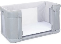 Детская приставная кроватка Chicco Next2Me Forever, Ash Grey Cross Coll (Светло-серый) - вид 3 миниатюра