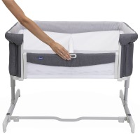 Детская приставная кроватка для двойни Chicco Next2Me Twin, Magnet Grey (Темно-серый) - вид 5 миниатюра