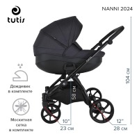 Коляска 2 в 1 Tutis Nanni 7, Caviar Black (248) - вид 29 миниатюра