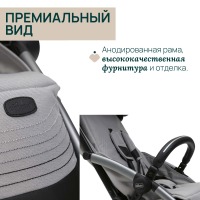 Коляска прогулочная Chicco XPlus, Pearl Grey (Светло-серый) - вид 21 миниатюра