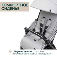 Коляска прогулочная Chicco XPlus, Pearl Grey (Светло-серый) - вид 11 миниатюра