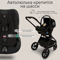 Коляска 3 в 1 Sweet Baby Cupola, Moon Black (Черный) - вид 7 миниатюра