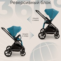 Коляска 2 в 1 Sweet Baby Cupola, Ocean Green (Бирюзовый) - вид 19 миниатюра