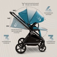 Коляска 2 в 1 Sweet Baby Cupola, Ocean Green (Бирюзовый) - вид 11 миниатюра