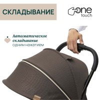 Коляска прогулочная Chicco XPlus, Bronze Lizard Re Luxe (Коричневый) - вид 1 миниатюра