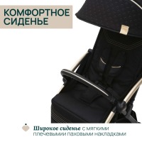 Коляска прогулочная Chicco XPlus, Black Re Lux (Черный) - вид 11 миниатюра