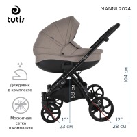 Коляска 2 в 1 Tutis Nanni 7, Brown (023) - вид 5 миниатюра