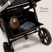 Коляска 2 в 1 Sweet Baby Cupola, Moon Black (Черный) - вид 25 миниатюра