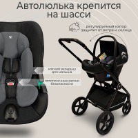 Коляска 3 в 1 Sweet Baby Cupola, Slate Grey (Серый) - вид 7 миниатюра