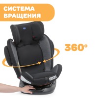 Автокресло Chicco Unico Plus (0-36 кг), Black (Черный) - вид 3 миниатюра