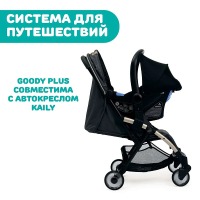 Коляска прогулочная Chicco Goody Plus, City Map ReLux (Серый) - вид 15 миниатюра