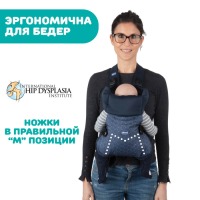 Переноска-кенгуру Chicco Chicco Easy Fit, Black Night (Черный) - вид 3 миниатюра