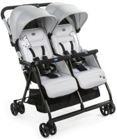 Прогулочная коляска для двойни Chicco Ohlala Twin, Silver Cat (Серый) - вид 1 миниатюра