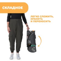 Автокресло Chicco Fold&Go I-Size (15-36 кг), Black (Черный) - вид 7 миниатюра