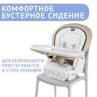 Стульчик для кормления Chicco Polly Progres5, Anthracite (Серый) - вид 9 миниатюра